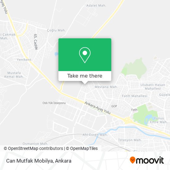 Can Mutfak Mobilya map