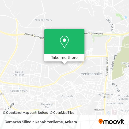 Ramazan Silindir Kapak Yenileme map
