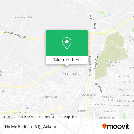 Na-Me Endüstri A.Ş. map