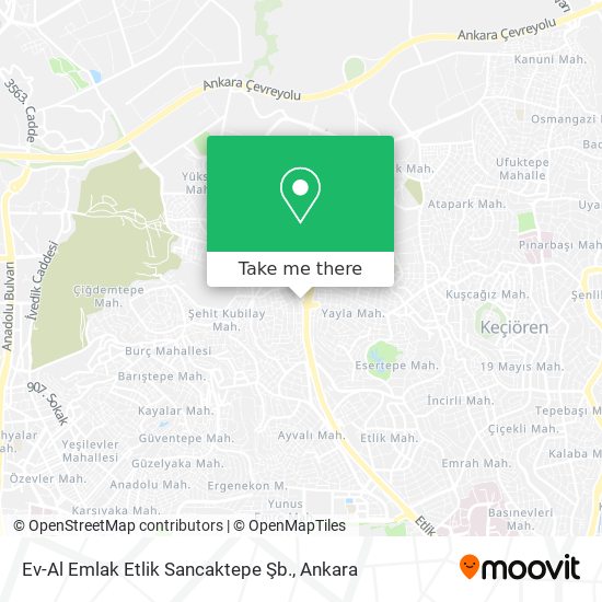 Ev-Al Emlak Etlik Sancaktepe Şb. map