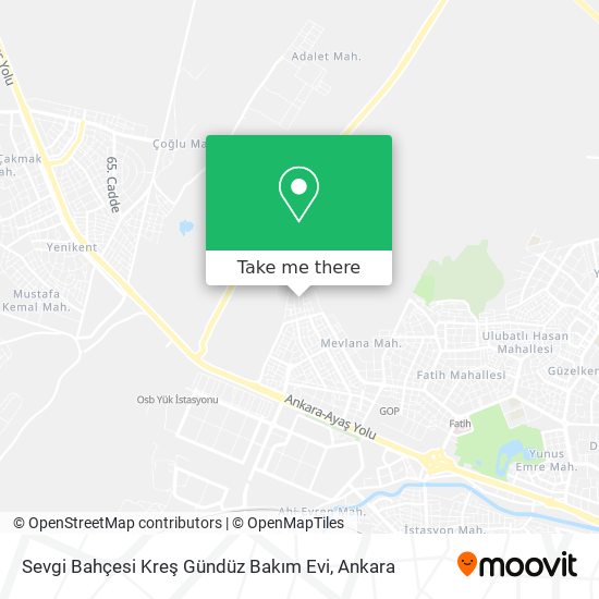 Sevgi Bahçesi Kreş Gündüz Bakım Evi map