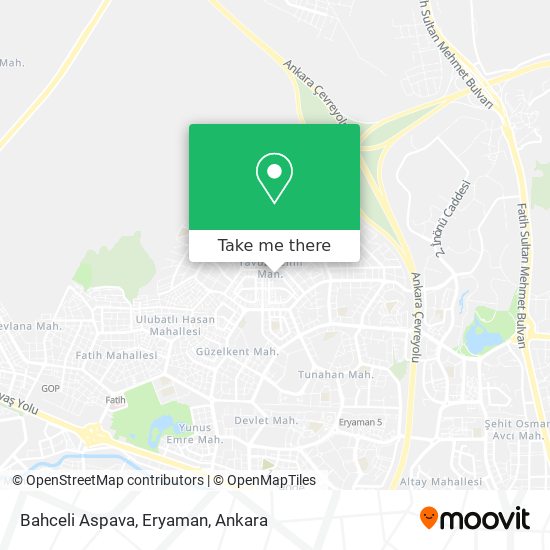 Bahceli Aspava, Eryaman map