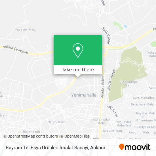 Bayram Tel Esya Ürünleri İmalat Sanayi map