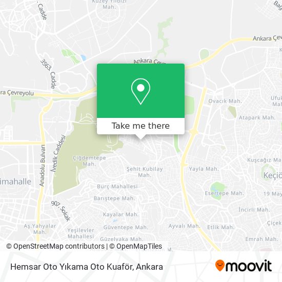Hemsar Oto Yıkama Oto Kuaför map