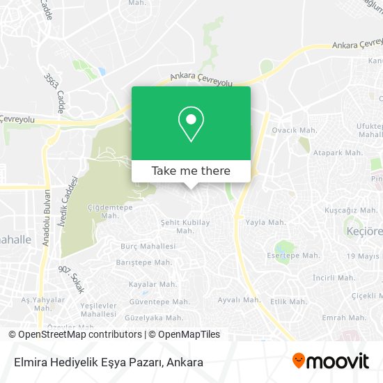 Elmira Hediyelik Eşya Pazarı map