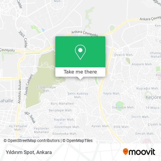 Yıldırım Spot map