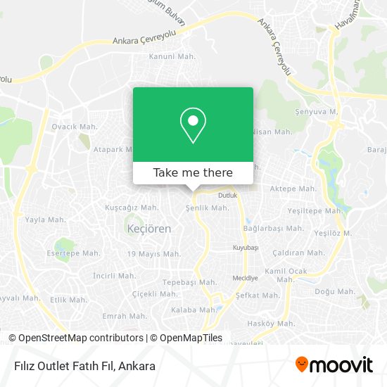 Fılız Outlet Fatıh Fıl map