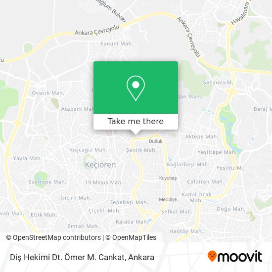 Diş Hekimi Dt. Ömer M. Cankat map