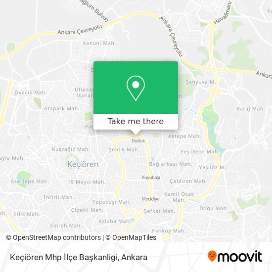Keçiören Mhp İlçe Başkanligi map