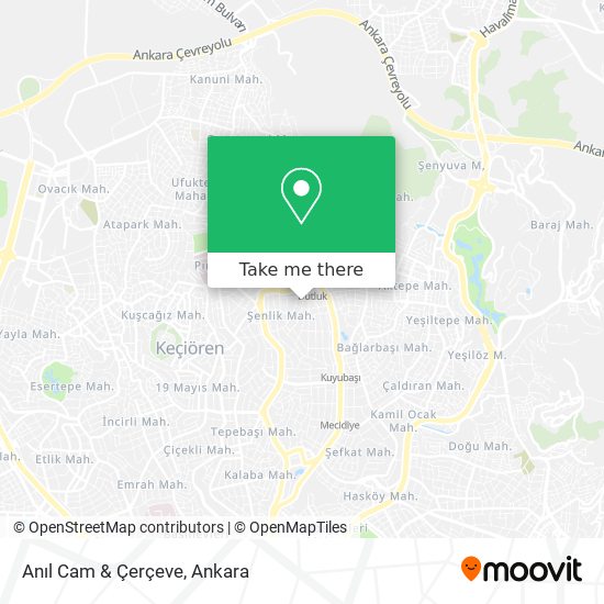 Anıl Cam & Çerçeve map