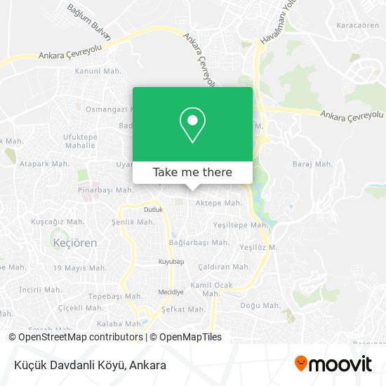Küçük Davdanli Köyü map
