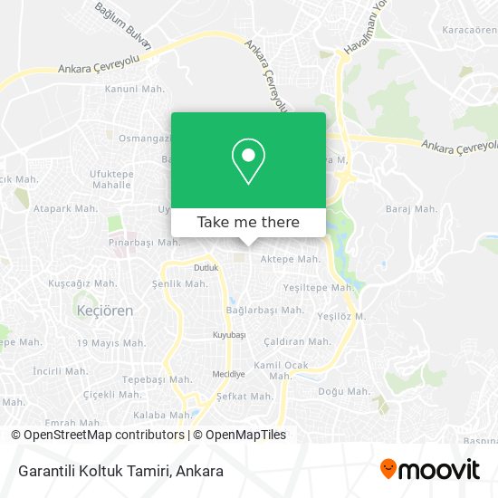 Garantili Koltuk Tamiri map