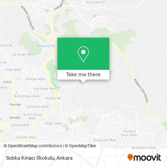 Sıdıka Kınacı İlkokulu map