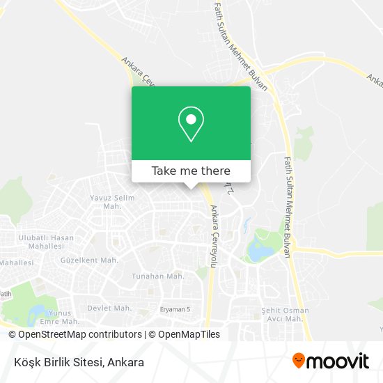 Köşk Birlik Sitesi map