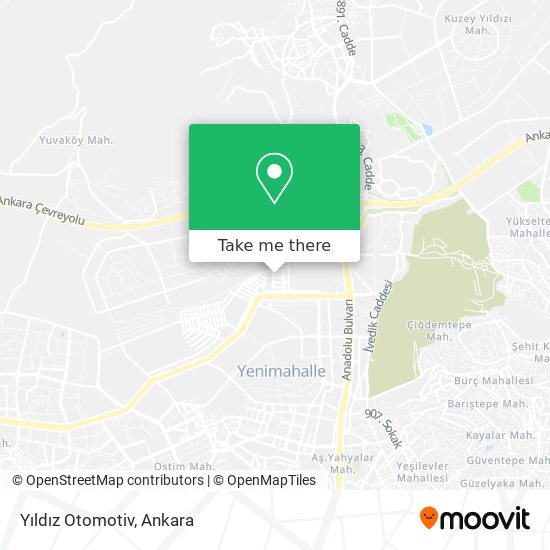 Yıldız Otomotiv map