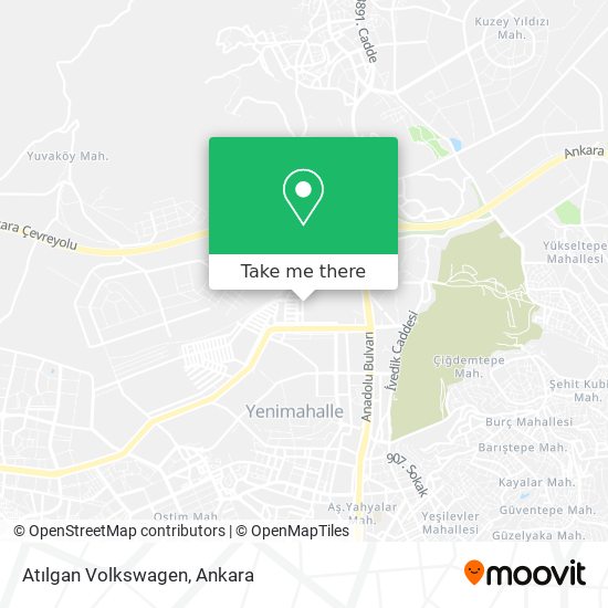 Atılgan Volkswagen map