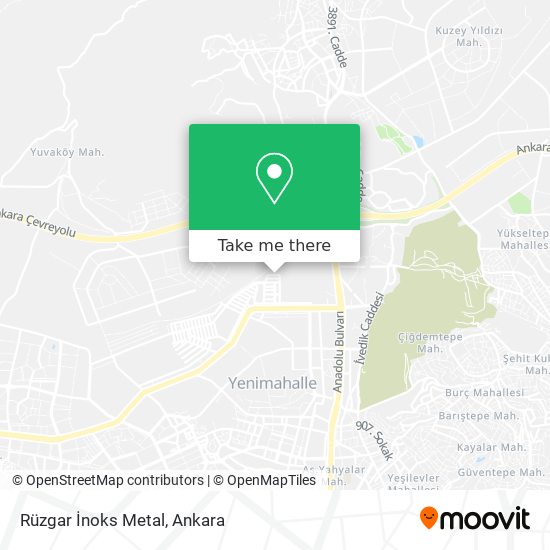 Rüzgar İnoks Metal map