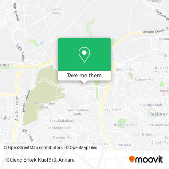 Gülenç Erkek Kuaförü map
