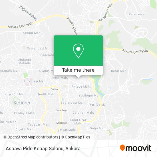 Aspava Pide Kebap Salonu map