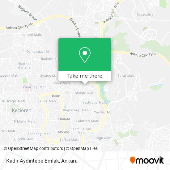 Kadir Aydıntepe Emlak map