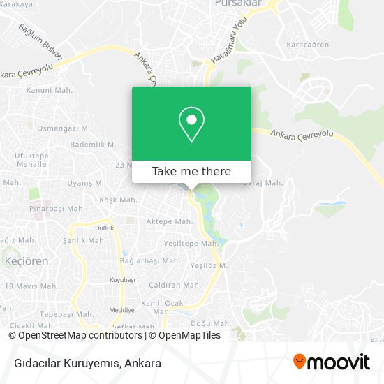 Gıdacılar Kuruyemıs map