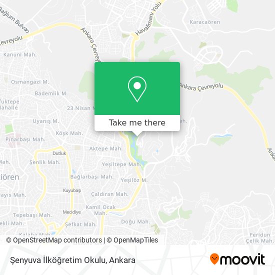 Şenyuva İlköğretim Okulu map