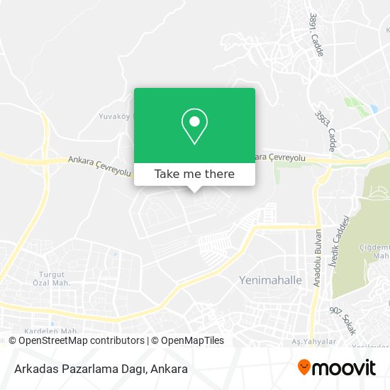 Arkadas Pazarlama Dagı map