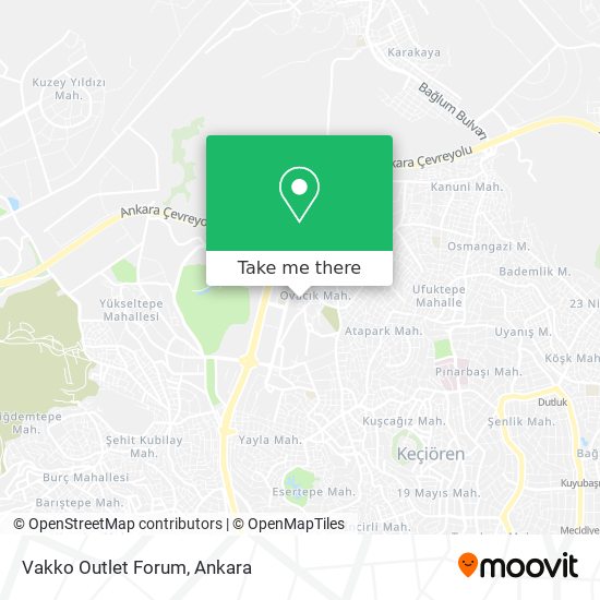 Vakko Outlet Forum map