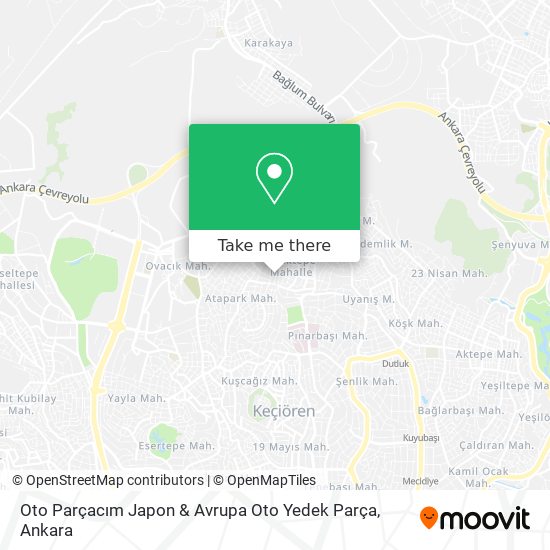 Oto Parçacım Japon & Avrupa Oto Yedek Parça map