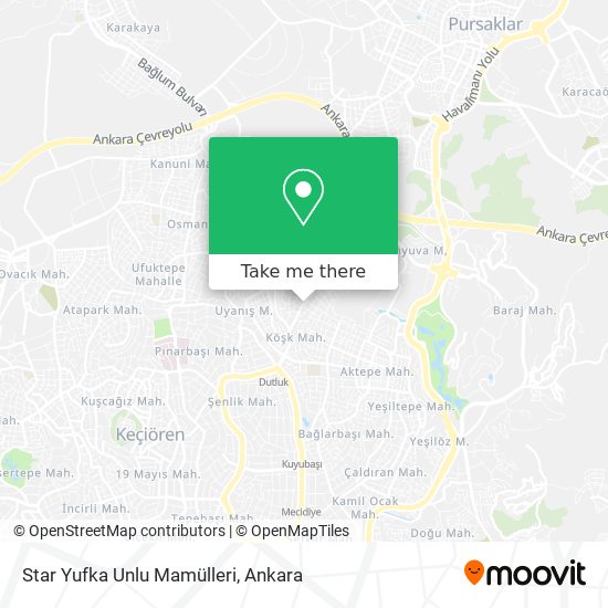 Star Yufka Unlu Mamülleri map