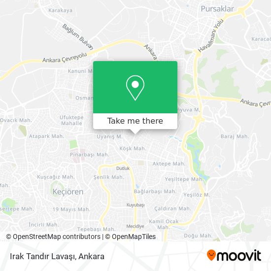 Irak Tandır Lavaşı map