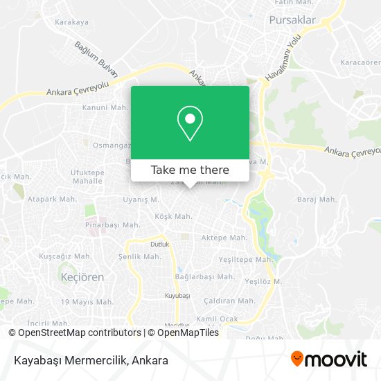 Kayabaşı Mermercilik map