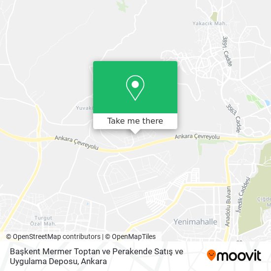 Başkent Mermer Toptan ve Perakende Satış ve Uygulama Deposu map