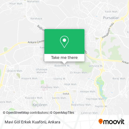 Mavi Göl Erkek Kuaförü map