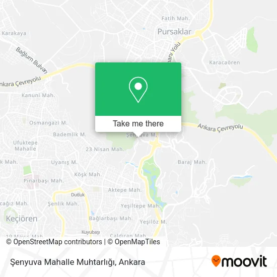 Şenyuva Mahalle Muhtarlığı map
