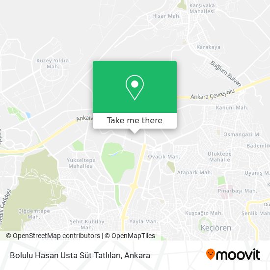 Bolulu Hasan Usta Süt Tatlıları map