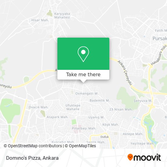 Domıno's Pızza map