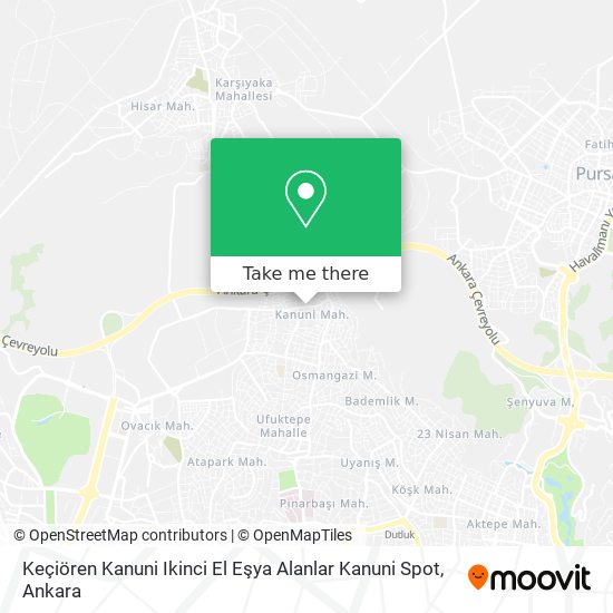 Keçiören Kanuni Ikinci El Eşya Alanlar Kanuni Spot map