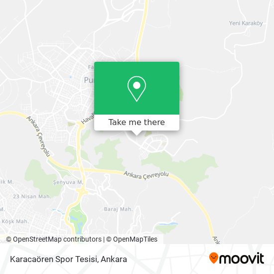 Karacaören Spor Tesisi map