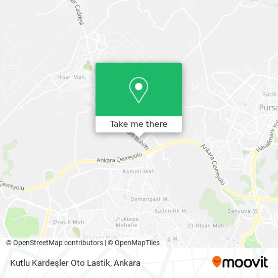 Kutlu Kardeşler Oto Lastik map