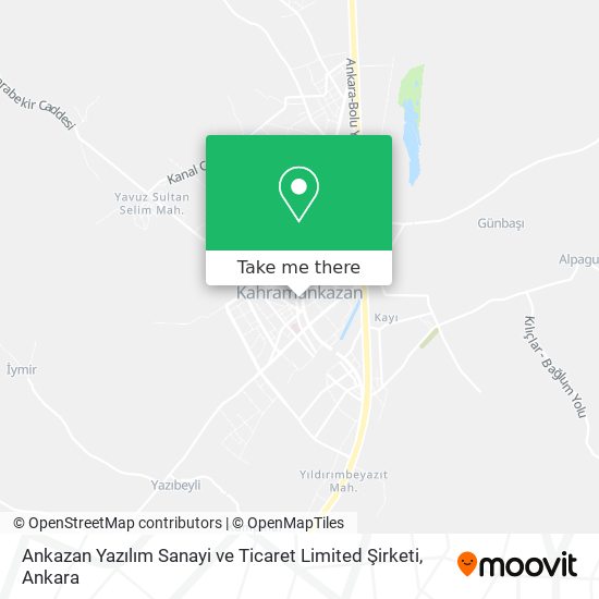 Ankazan Yazılım Sanayi ve Ticaret Limited Şirketi map