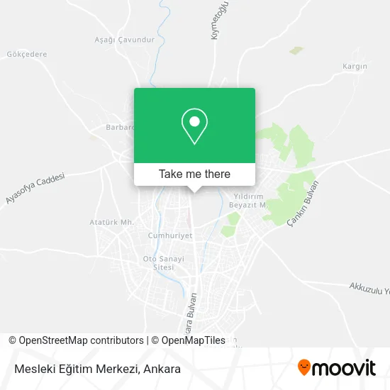 Mesleki Eğitim Merkezi map