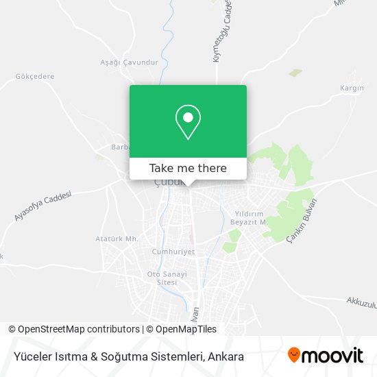 Yüceler Isıtma & Soğutma Sistemleri map