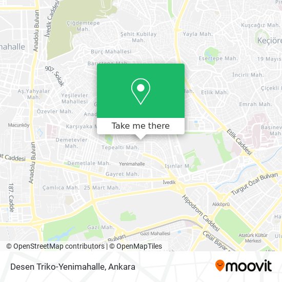 Desen Triko-Yenimahalle map