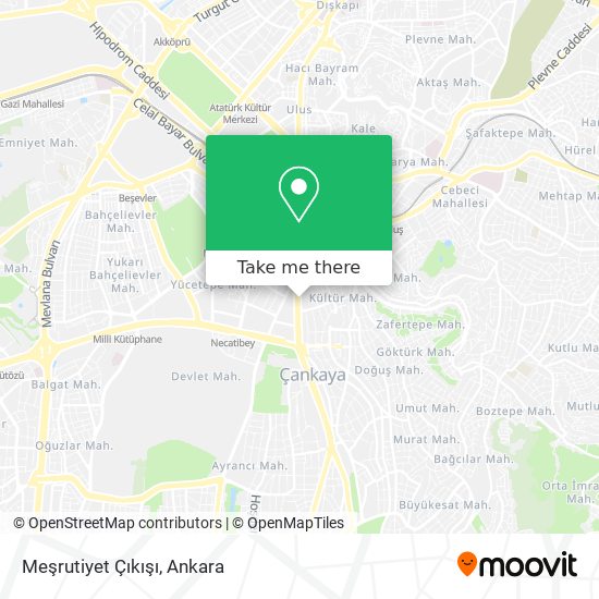 Meşrutiyet Çıkışı map