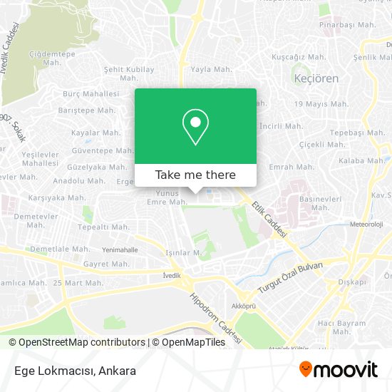 Ege Lokmacısı map