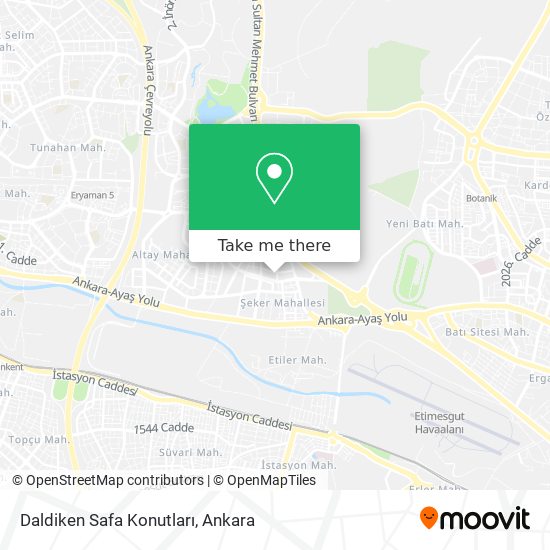 Daldiken Safa Konutları map