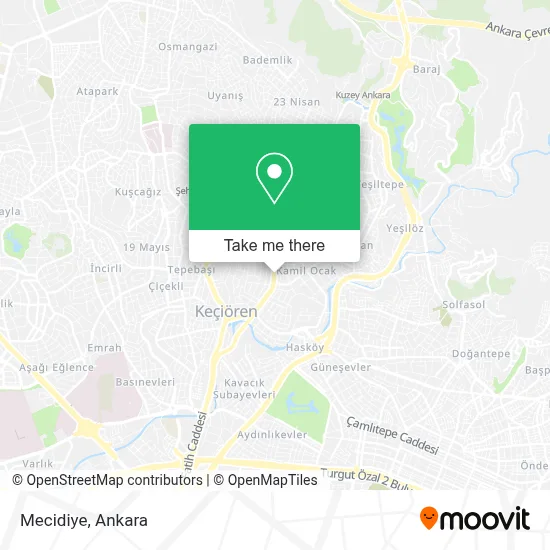 Mecidiye map