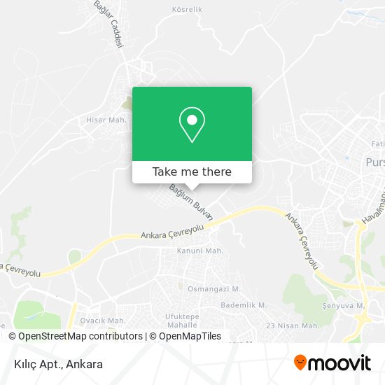 Kılıç Apt. map