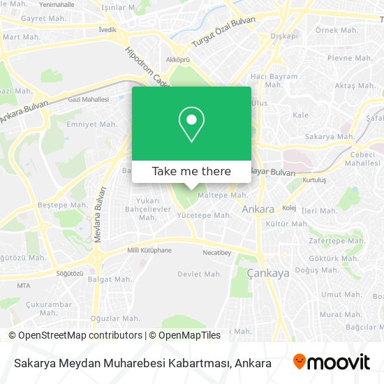 Sakarya Meydan Muharebesi Kabartması map